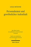 Bild: Personalstatut und gewöhnlicher Aufenthalt - Mohr Siebeck