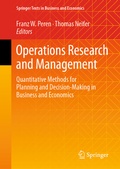 Cover: Operations Research and Management - Springer