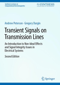 Enlarge image Cover: Transient Signals on Transmission Lines - Springer