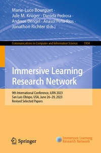 Enlarge image Cover: Immersive Learning Research Network - Springer