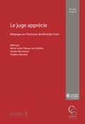 Cover: Le juge appr&eacute;cie - Schulthess Juristische Medien