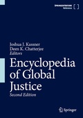 Cover: Encyclopedia of Global Justice - Springer
