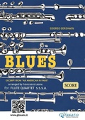 Cover: Flute Quartet "Blues" by Gershwin - score - Glissato Edizioni Musicali