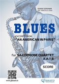 Cover: Saxophone Quartet "Blues" by Gershwin (score) - Glissato Edizioni Musicali