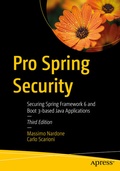 Cover: Pro Spring Security - APress