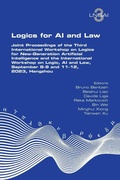 Cover: Logics for AI and Law. Joint Proceedings of the Third International Workshop on Logics for New-Generation Artificial Intelligence and the International Workshop on Logic, AI and Law, September 8-9 and 11-12, 2023, Hangzhou - College Publications
