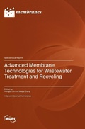 Cover: Advanced Membrane Technologies for Wastewater Treatment and Recycling - MDPI AG