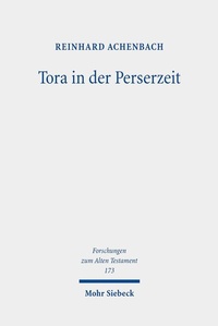 Abbildung von: Tora in der Perserzeit - Mohr Siebeck