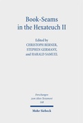 Cover: Book-Seams in the Hexateuch II - Mohr Siebeck