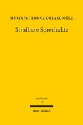 Cover: Strafbare Sprechakte - Mohr Siebeck