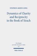 Bild: Dynamics of Charity and Reciprocity in the Book of Sirach - Mohr Siebeck