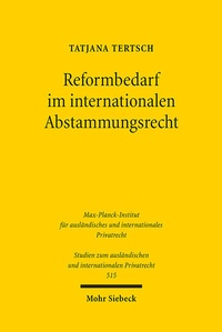 Bild: Reformbedarf im internationalen Abstammungsrecht - Mohr Siebeck