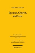 Cover: Spouses, Church, and State - Mohr Siebeck