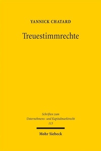Abbildung von: Treuestimmrechte - Mohr Siebeck