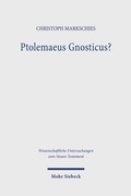Cover: Ptolemaeus Gnosticus? - Mohr Siebeck