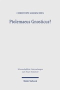 Cover: Ptolemaeus Gnosticus? - Mohr Siebeck
