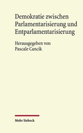 Abbildung von: Demokratie zwischen Parlamentarisierung und Entparlamentarisierung - Mohr Siebeck