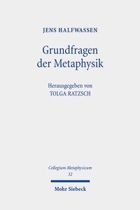 Abbildung von: Grundfragen der Metaphysik - Mohr Siebeck
