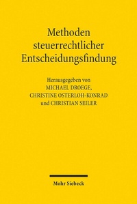 Abbildung von: Methoden steuerrechtlicher Entscheidungsfindung - Mohr Siebeck