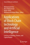 Cover: Applications of Block Chain technology and Artificial Intelligence - Springer