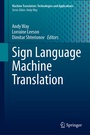 Cover: Sign Language Machine Translation - Springer
