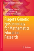 Cover: Piaget's Genetic Epistemology for Mathematics Education Research - Springer