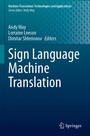 Cover: Sign Language Machine Translation - Springer