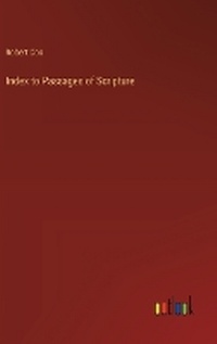 Enlarge image Cover: Index to Passages of Scripture - Outlook Verlag