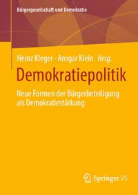 Abbildung von: Demokratiepolitik - Springer VS