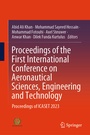 Cover: Proceedings of the First International Conference on Aeronautical Sciences, Engineering and Technology - Springer
