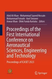 Enlarge image Cover: Proceedings of the First International Conference on Aeronautical Sciences, Engineering and Technology - Springer