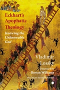 Cover: Eckhart's ApophaticTheology - James Clarke & Co Ltd