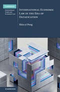 Cover: International Economic Law in the Era of Datafication - Cambridge University Press