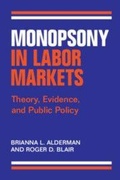 Cover: Monopsony in Labor Markets - Cambridge University Press
