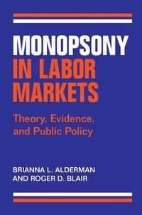 Abbildung von: Monopsony in Labor Markets - Cambridge University Press