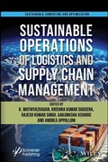 Cover: Sustainable Operations of Logistics and Supply Chain Management - Wiley-Scrivener