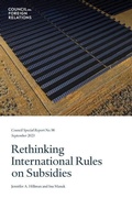 Cover: Rethinking International Rules on Subsidies - Council on Foreign Relations Press