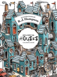 Enlarge image Cover: Steampunk Houses Coloring Book - Hop Skip Jump