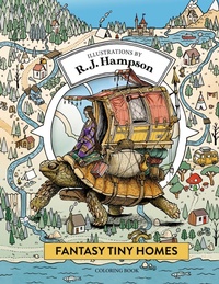 Abbildung von: Fantasy Tiny Homes Coloring Book - Hop Skip Jump