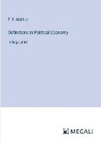 Enlarge image Cover: Definitions in Political Economy - Megali Verlag