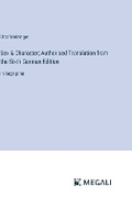 Cover: Sex & Character; Authorised Translation from the Sixth German Edition - Megali Verlag