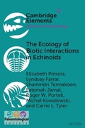 Cover: The Ecology of Biotic Interactions in Echinoids - Cambridge University Press