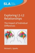 Cover: Exploring L1-L2 Relationships - Multilingual Matters