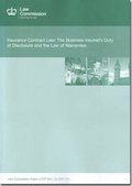 Cover: Insurance contract law - TSO