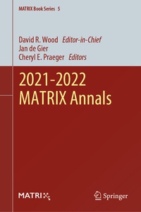 Abbildung von: 2021-2022 MATRIX Annals - Springer