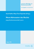 Cover: Neue Adressaten des Rechts - Schulthess Juristische Medien