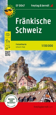 Abbildung von: Fränkische Schweiz, Freizeitkarte 1:130.000, freytag & berndt - Freytag-Berndt und ARTARIA