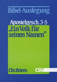 Abbildung von: Ein Volk für seinen Namen - Christliche Schriftenverbreitung e.V., Abt. Verlag