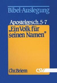 Abbildung von: Ein Volk für seinen Namen - Christliche Schriftenverbreitung e.V., Abt. Verlag