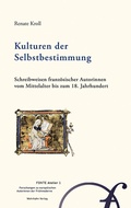Cover: Kulturen der Selbstbestimmung - Wehrhahn Verlag